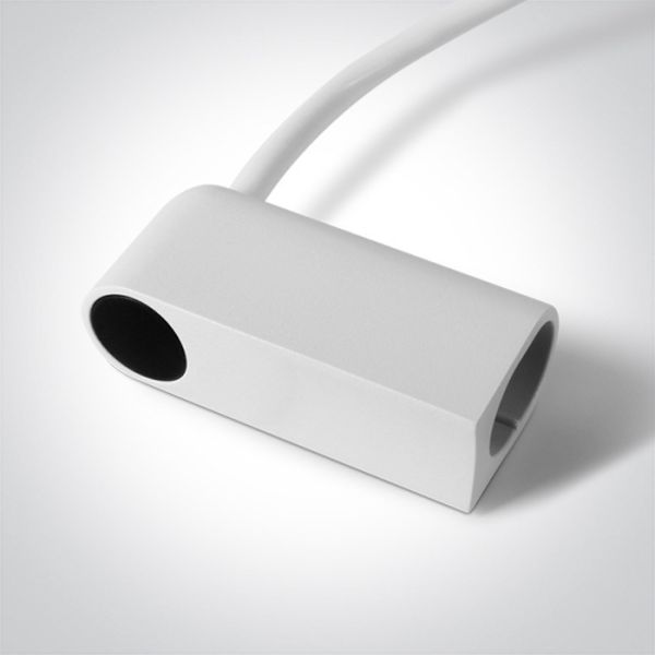 Zasilanie końcowe One Light 42004PA/W White P&P Power Supply Cable End Cap IP20