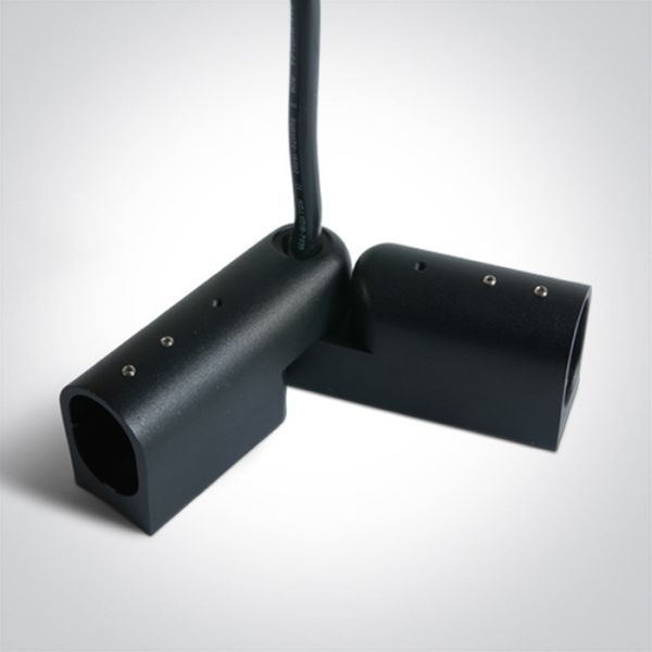 Кутове з'єднання з вводом живлення One Light 42004PE/B Black P&P Power Supply Cable Adjustable Corner IP20