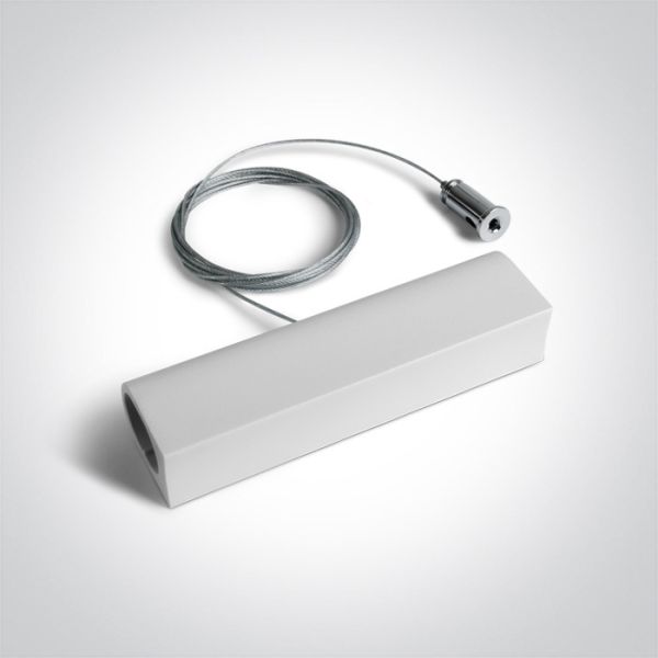 Тросовий підвіс One Light 42004PF/W White P&P Suspended/Surface Connector IP20
