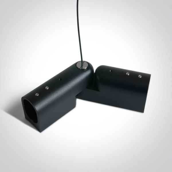 Łącznik kątowy One Light 42004PG/B Black P&P Suspended/Surface Adjustable Corner IP20