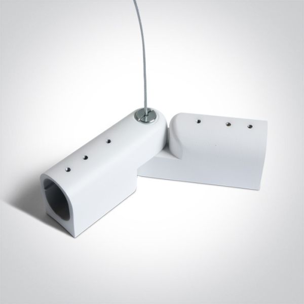Łącznik kątowy One Light 42004PG/W White P&P Suspended/Surface Adjustable Corner IP20