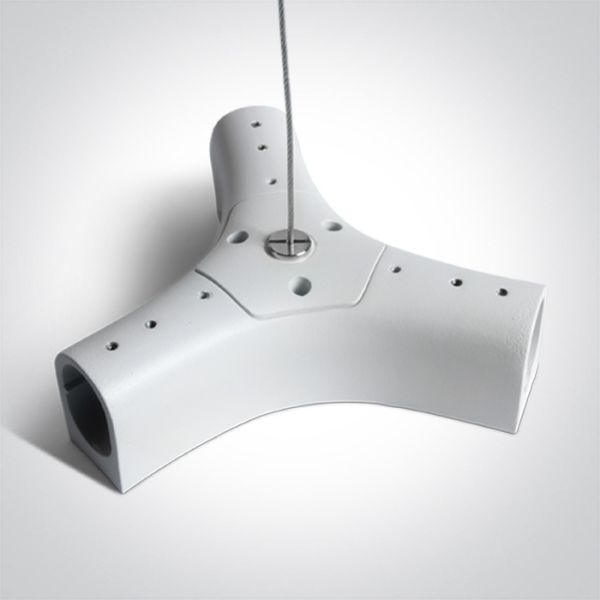 Т-з'єднання One Light 42004PK/W White P&P Suspended/Surface Y-Connector IP20