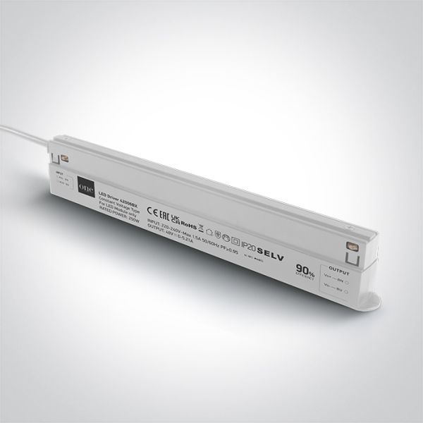 Блок живлення One Light 42006BX/W White Driver 250W 48V For Magnetic ProfileS IP20 230V MINI/MIDI/MAXI