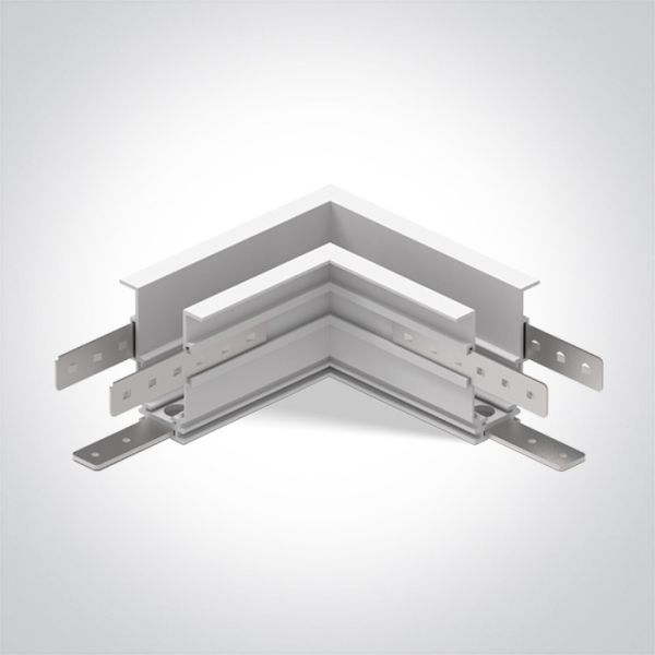 Łącznik kątowy One Light 42012ARB/W White Recessed Corner For 42001RB / 42002RB