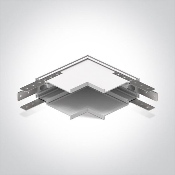 Кутове з'єднання One Light 42012BR/W White Recessed Corner Wall To Wall (IN) For 42001R / 42002R