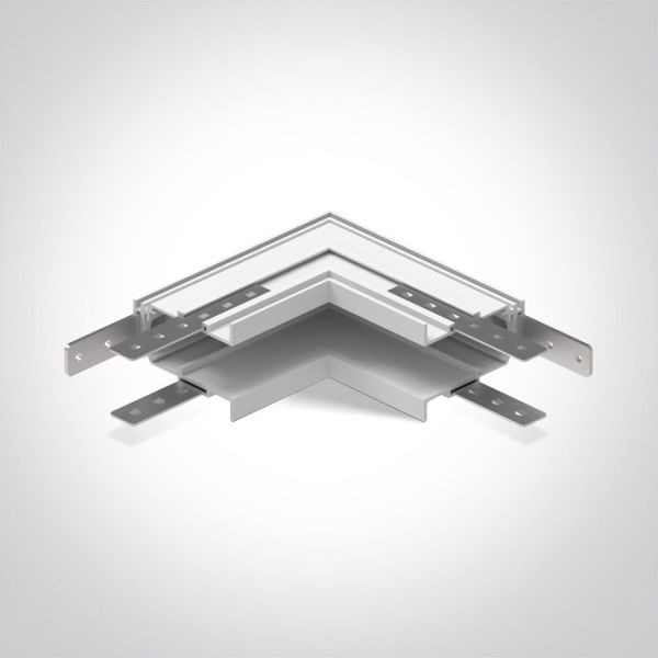 Кутове з'єднання One Light 42012BRB/W White Recessed Corner Wall To Wall (IN) For 42001RB/42002RB