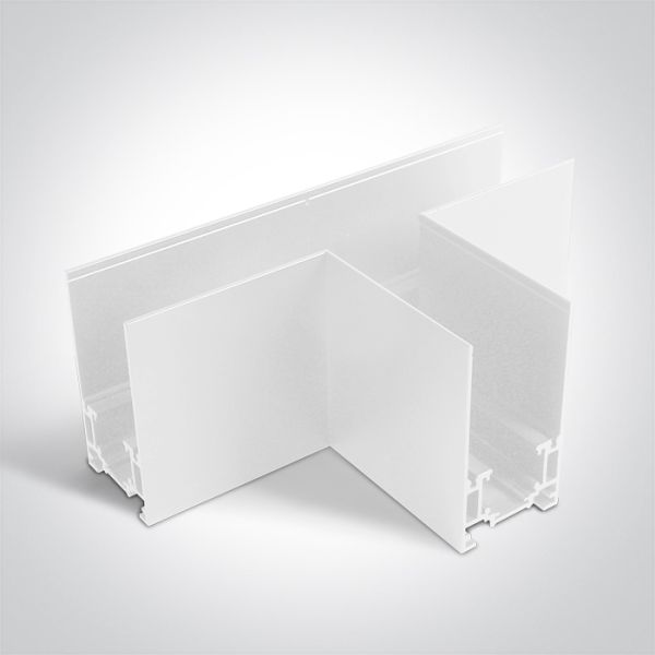 Т-з'єднання One Light 42012D/W White T Connector With Live T Connector For 42001/42002/42003