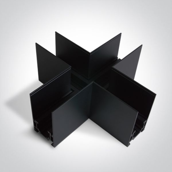 Х-з'єднання One Light 42012E/B Black X Connector With Live X Connector For 42001/42002/42003