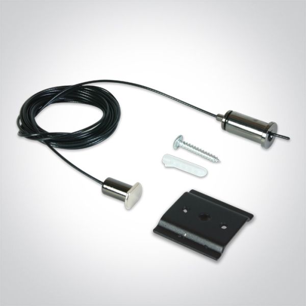 Zawieszenie kablowe One Light 42026/B Black Suspension KIT 3m For 42001/42002/42003