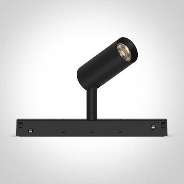 Магнітний трековий світильник One Light 42108/B/V Black 6W CCTV 48V IP20 Adjustable MINI/MIDI/MAXI/P&P