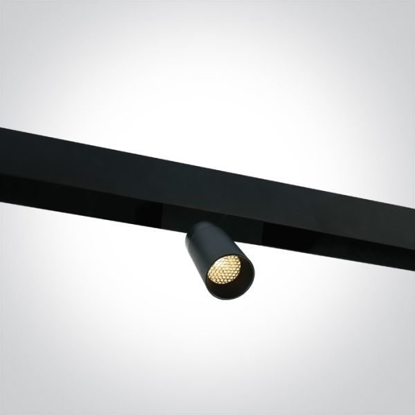Lampa szynowa magnetyczna One Light 42110/B/W Black 8W WW 48V IP20 Honeycomb Adjustable Dark Light MINI/MIDI/MAXI/P&P