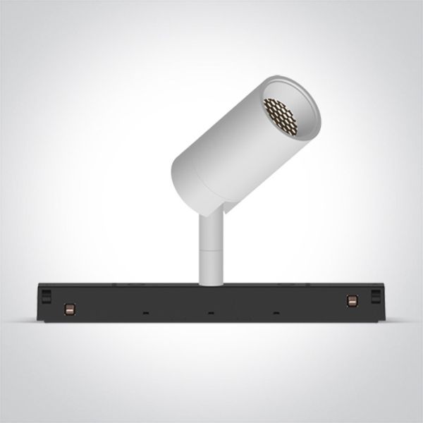 Lampa szynowa magnetyczna One Light 42110L/W/V White DALI 8W CCTV 48V IP20 Honeycomb Adjustable Dark Light MINI/MIDI/MAXI/P&P
