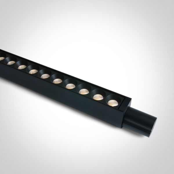 Lampa szynowa magnetyczna One Light 42112PCL/B/V Black P&P 32W DALI CCTV 48V IP20