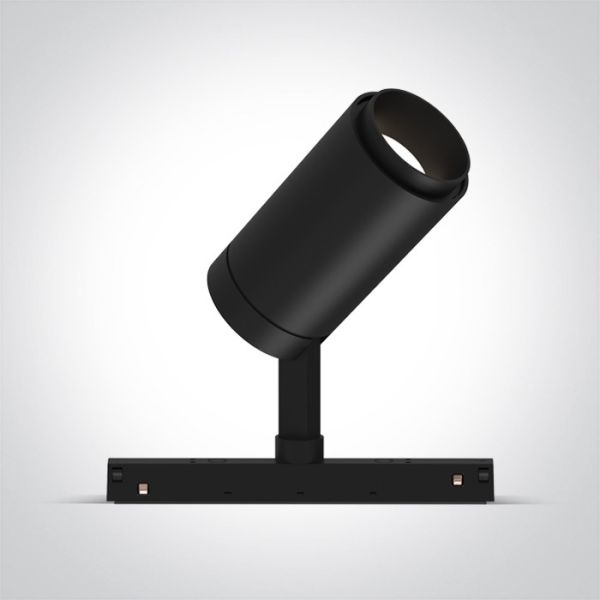 Магнітний трековий світильник One Light 42114B/B/V Black 24W CCTV 48V IP20 Adjustable MINI/MIDI/MAXI/P&P