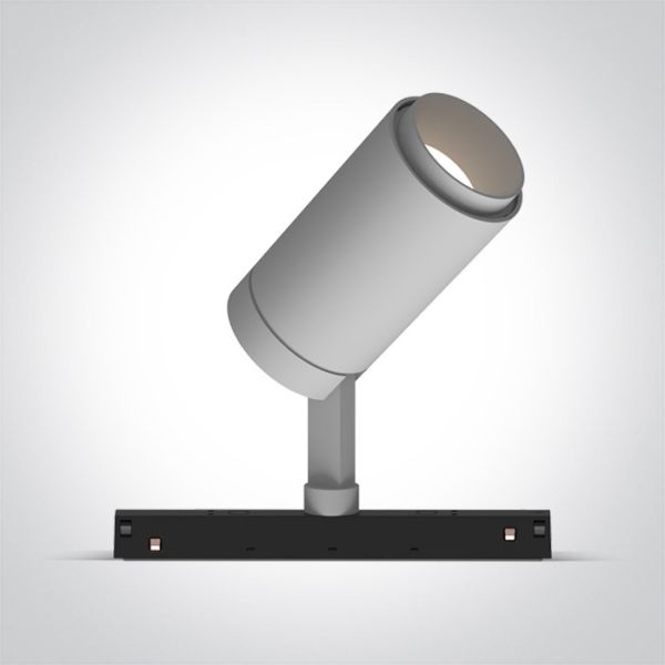 Магнітний трековий світильник One Light 42114BL/W/V White 24W CCTV 48V IP20 Adjustable DALI MINI/MIDI/MAXI/P&P