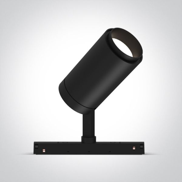 Магнітний трековий світильник One Light 42114CL/B/V Black 30W CCTV 48V IP20 DALI Adjustable MINI/MIDI/MAXI/P&P
