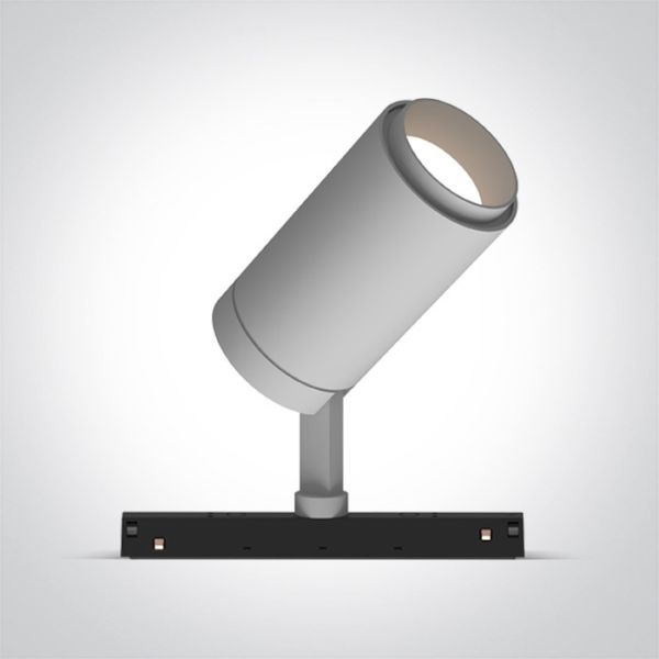 Магнітний трековий світильник One Light 42114CL/W/V White 30W CCTV 48V IP20 DALI Adjustable MINI/MIDI/MAXI/P&P