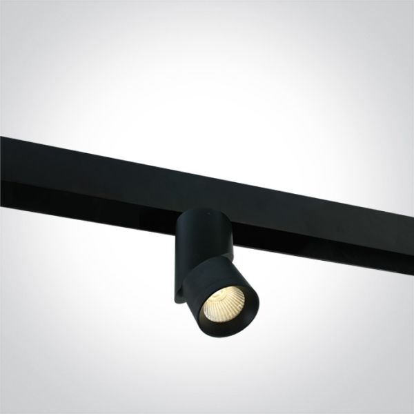 Lampa szynowa magnetyczna One Light 42116C/B/W Black 15W WW 48V IP20 Adjustable MINI/MIDI/MAXI