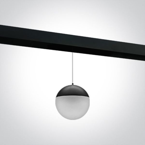 Магнітний трековий світильник One Light 42136/B/V Black Pendant 10W CCTV 48V IP20 MINI/MIDI/MAXI/P&P