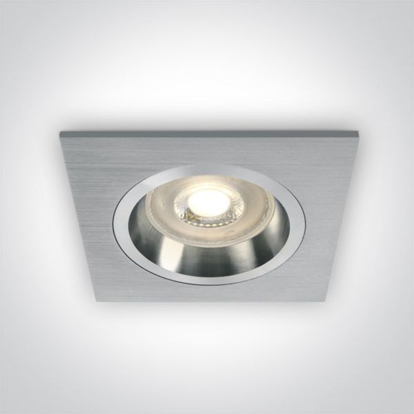 Oprawa punktówa One Light 50105ALG/AL The Dark Light Dual Ring Range Aluminium