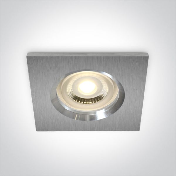 Oprawa punktówa One Light 50105R1/AL The IP65 Bathroom Range Aluminium