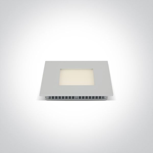 Oprawa punktówa One Light 50108FA/W/C The 8-16W Square Recessed Panels Die cast