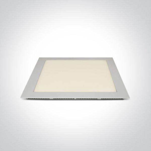 Plafon sufitowy One Light 50130FA/W/C The 22-30W Square Recessed Panels Die cast