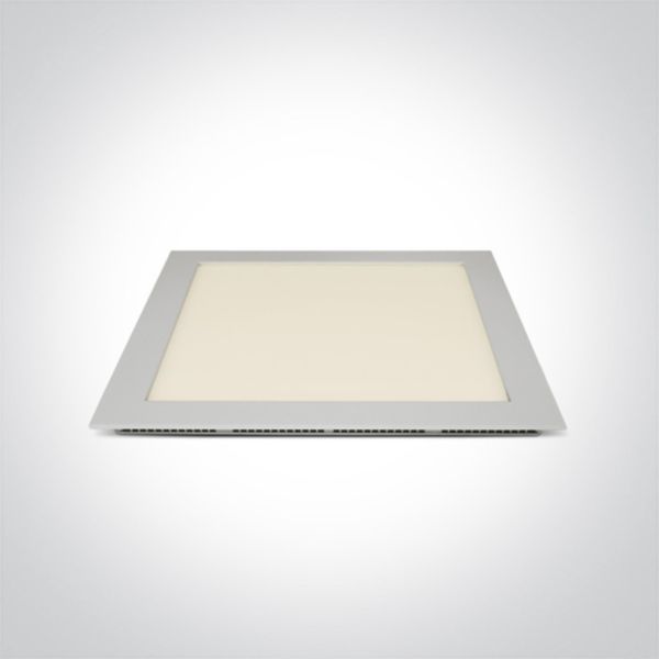 Plafon sufitowy One Light 50130FA/W/C The 22-30W Square Recessed Panels Die cast