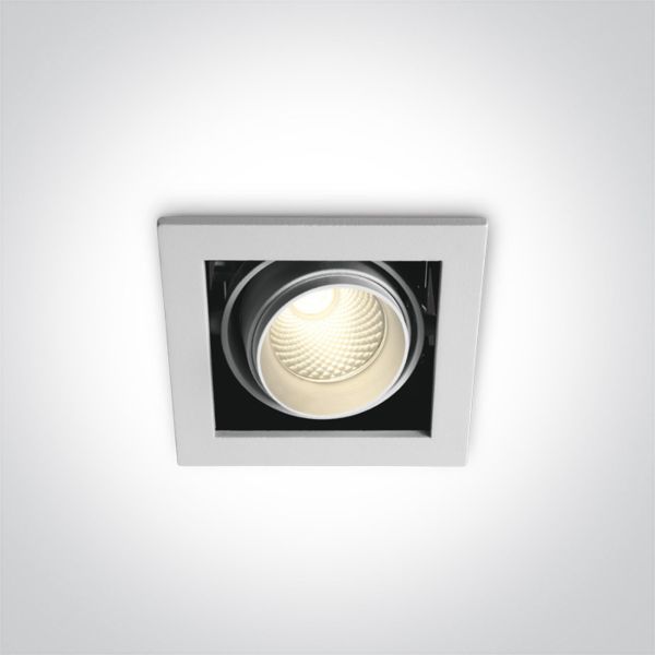 Oprawa punktówa One Light 51109B/W/W The COB Square Downlights Die cast