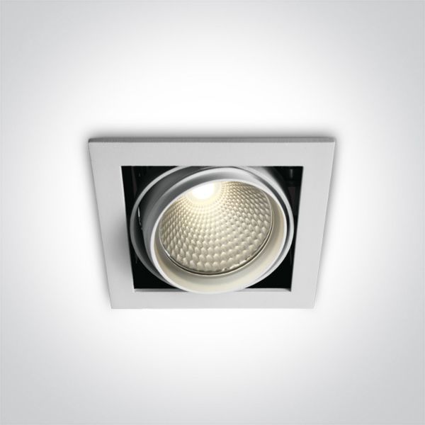 Oprawa punktówa One Light 51120B/W/C The COB Square Downlights Die cast