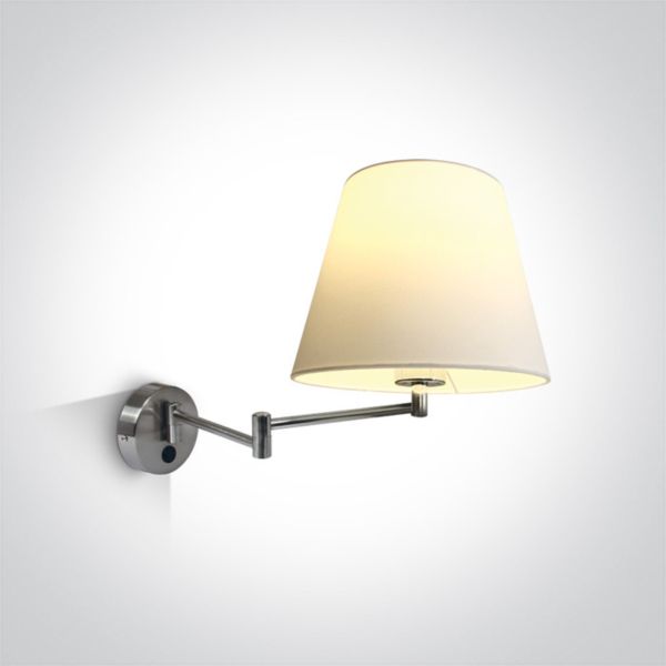 Kinkiet One Light 61046/MC The Hotel Range Metal