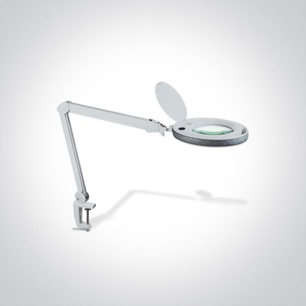 Lampa stołowa One Light 61066/W The Magnifying Lens LED Lamp