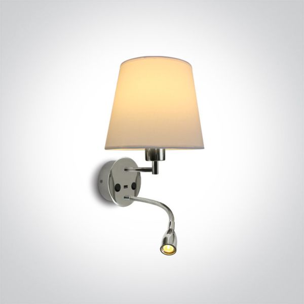 Kinkiet One Light 61080/C/W The Hotel Range Metal