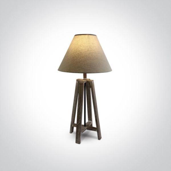 Lampa stołowa One Light 61118 The Wood Nostalgia