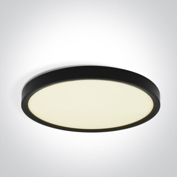 Plafon sufitowy One Light 62006CD/B/V Black Plafo 40W CCTV IP20 230V Dimmable
