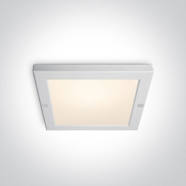 Стельовий світильник One Light 62018AF/W/W The Ultra Slim LED Panel Plafo