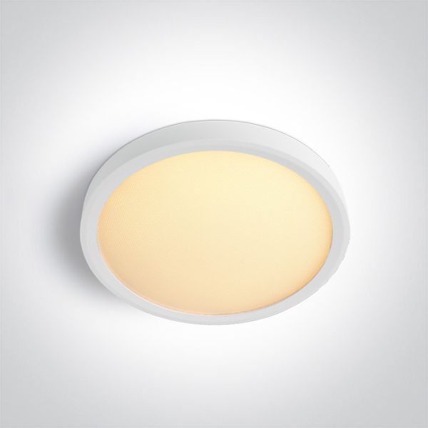Стельовий світильник One Light 62020AU/W/V White Plafo 12W CCTV UGR19 230V