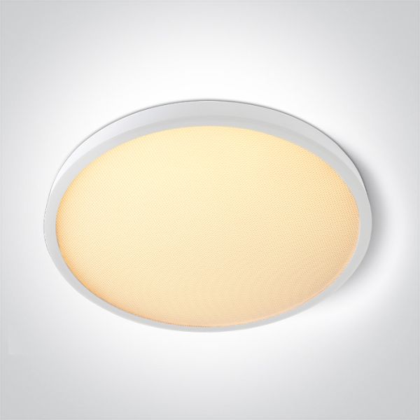 Стельовий світильник One Light 62020DU/W/V White Plafo 32W CCTV UGR19 230V