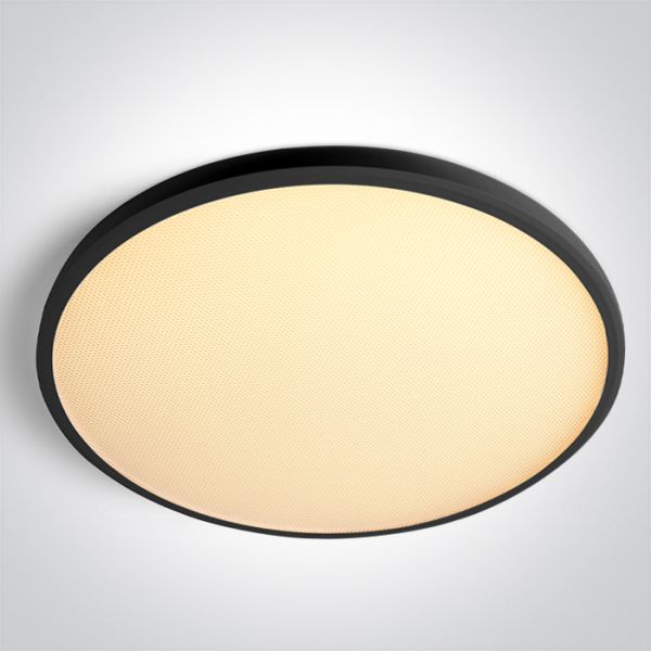 Стельовий світильник One Light 62020FU/B/V Black Plafo 50W CCTV UGR19 230V