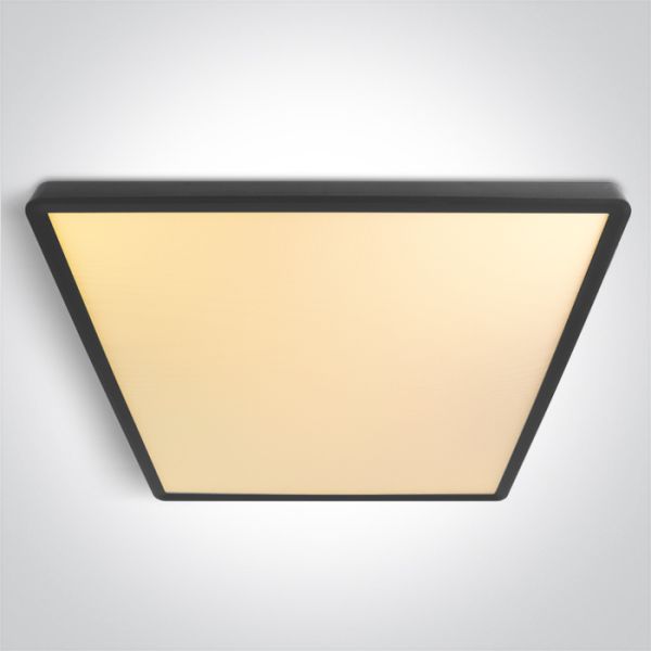 Plafon sufitowy One Light 62020LU/B/V Black Plafo Square 40W CCTV UGR19 230V