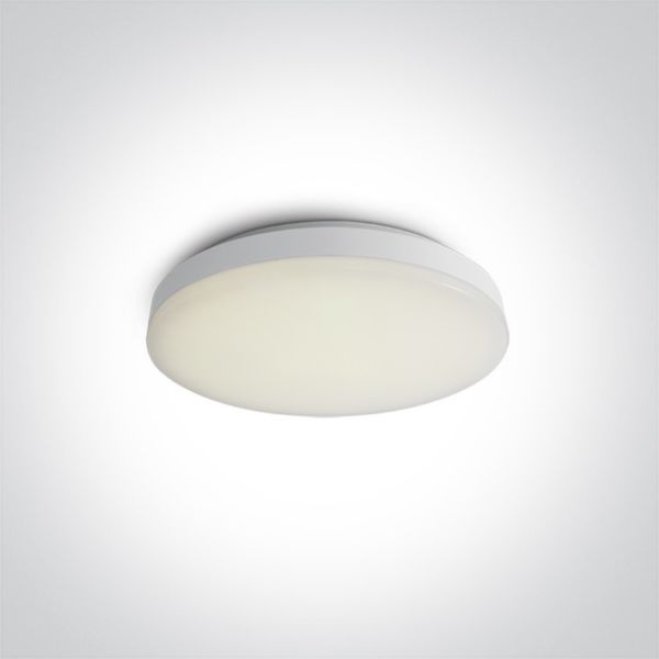 Plafon sufitowy One Light 62022A/W/W The LED Slim Plafo Range Round