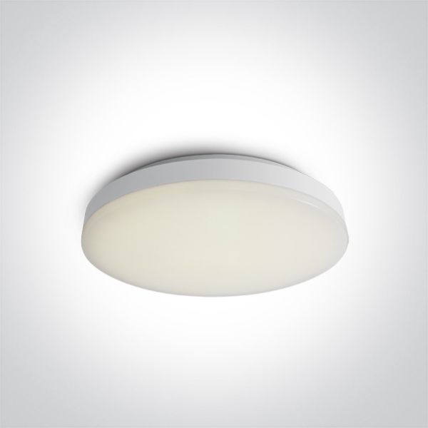Plafon sufitowy One Light 62022B/W/W The LED Slim Plafo Range Round