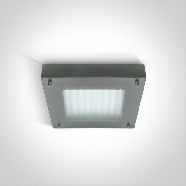 Plafon sufitowy One Light 62102/MC Square LED Plafo Steel