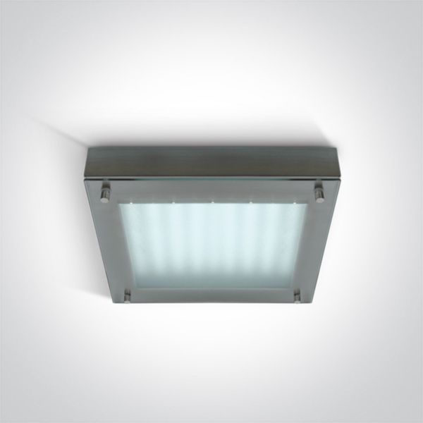 Plafon sufitowy One Light 62104/MC Square LED Plafo Steel
