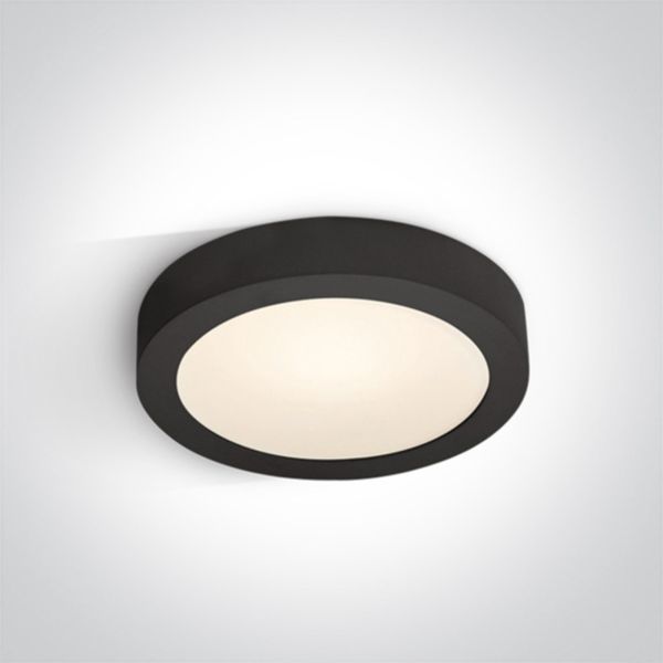 Стельовий світильник One Light 62115F/B/W The LED Panel Plafo Round