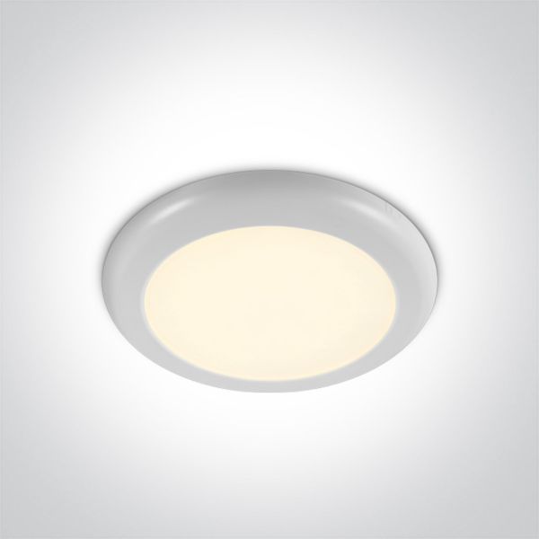 Стельовий світильник One Light 62116F/W/W Surface/Recessed Panels Adjustable Cut Out Hole