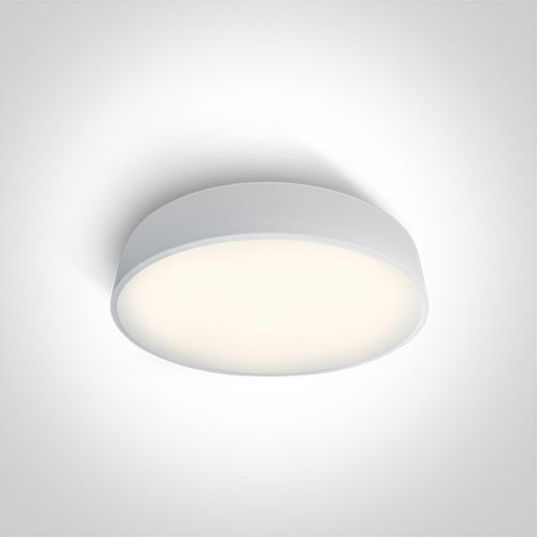 Стельовий світильник One Light 62125D/W/C The LED Project Plafo Metal