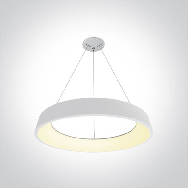 Lampa wisząca One Light 62142NB/W/W LED Pendant Rings