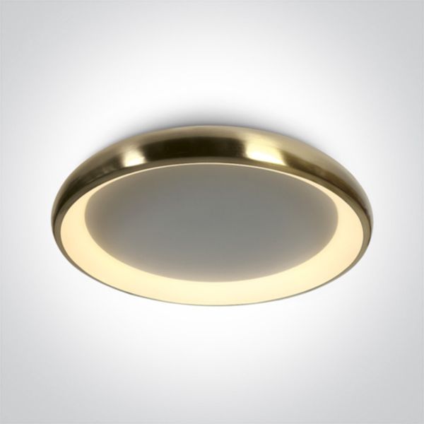 Стельовий світильник One Light 62144N/BGL/W The LED Decorative Plafo