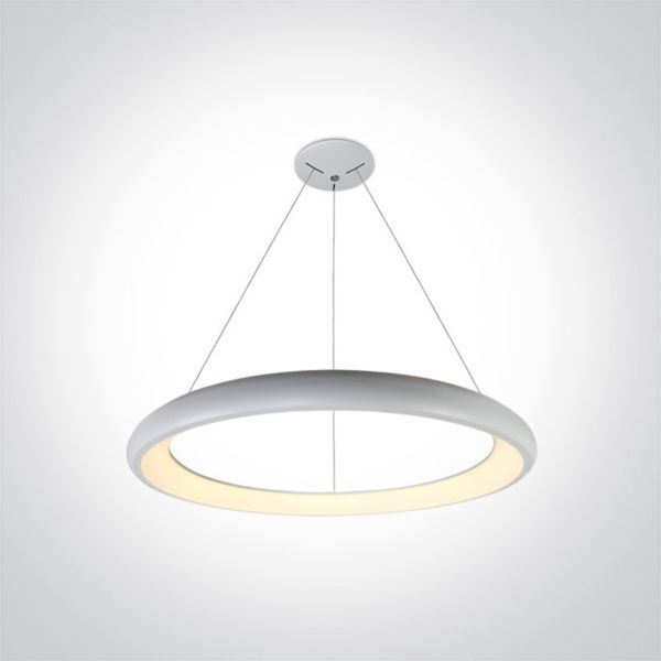 Lampa wisząca One Light 62144NB/W/W LED Pendant Rings